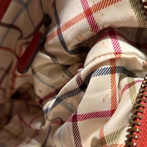 Coach 11422 dark Orange Leather Shoulder Bag - Picture 10 of 16